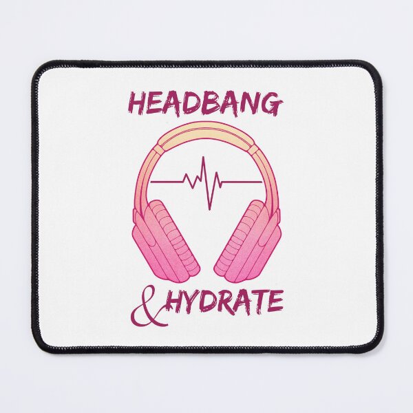 Item preview, Headphones | Headbang And Hydrate designed and sold by ObsidianDaz.