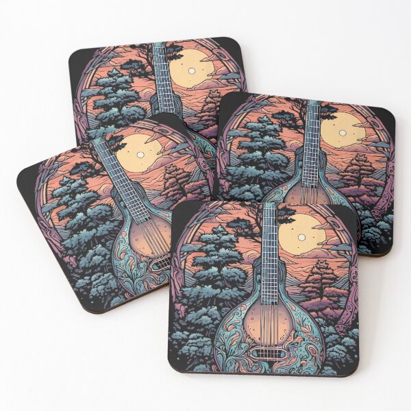 Item preview, Retro Mandolin Guitar Nature Bluegrass Music Band Mando Art designed and sold by marlymanhattan7.