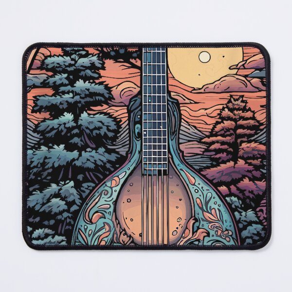 Item preview, Retro Mandolin Guitar Nature Bluegrass Music Band Mando Art designed and sold by marlymanhattan7.