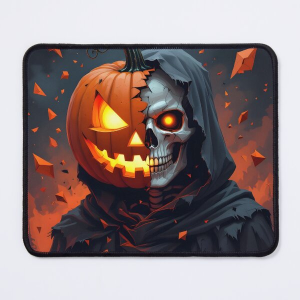 Item preview, Fractured Pumpkin Specter - Revolutionary AI Cubism Art designed and sold by artmanikin.