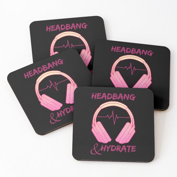 Item preview, Headphones | Headbang And Hydrate designed and sold by ObsidianDaz.