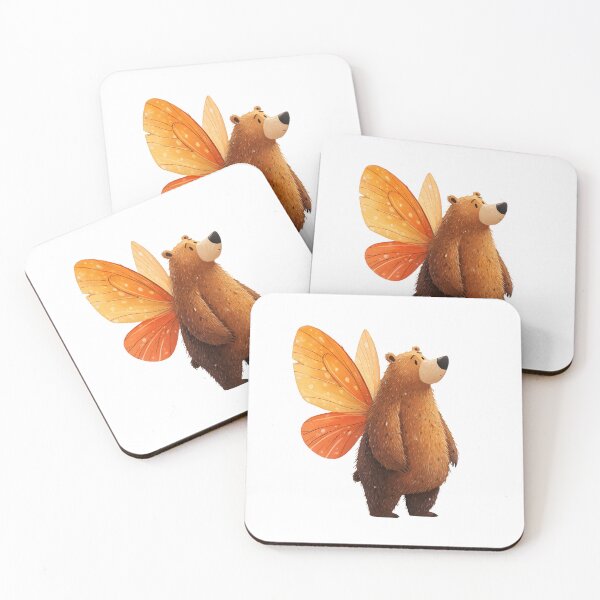 Item preview, A cute bear with butterfly wings designed and sold by Baart72.
