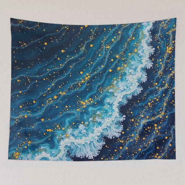 Item preview, Aboriginal Inspired Dot Art - With The Wave designed and sold by GrinGalore.