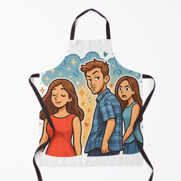 Item preview, Distracted Boyfriend Viral Meme Cartoon Style designed and sold by Geraldineorp.