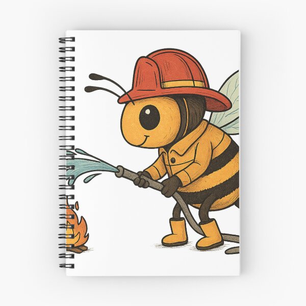 Item preview, Firefighter Bee with Hose designed and sold by photoparadise22.