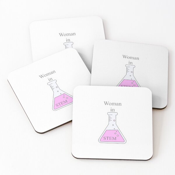 Item preview, Women in STEM Pink Flask designed and sold by studydoodleplan.