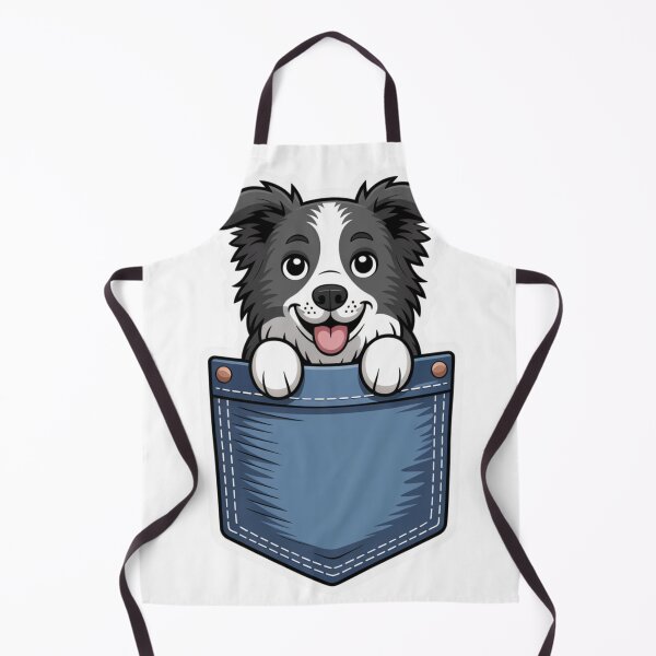 Item preview, Border Collie in Pocket designed and sold by NicolasGlowArt.