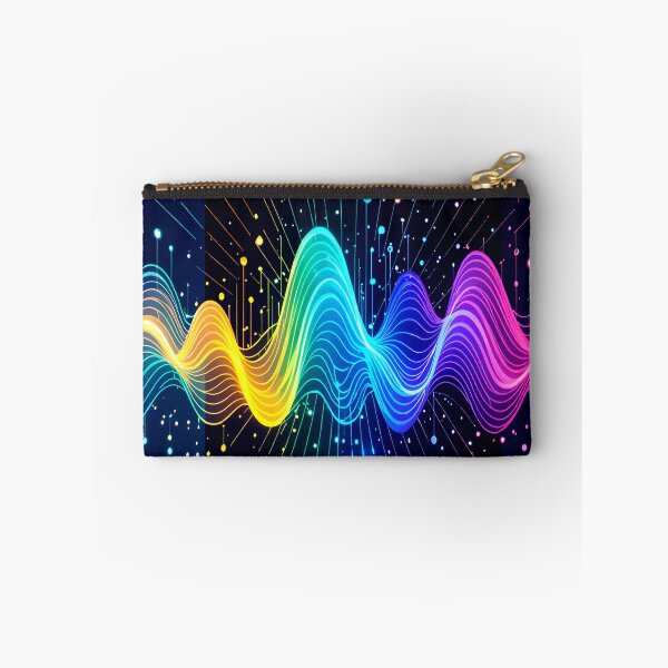 Item preview, soundwaves colorful round abstract designed and sold by SmashingDeals.
