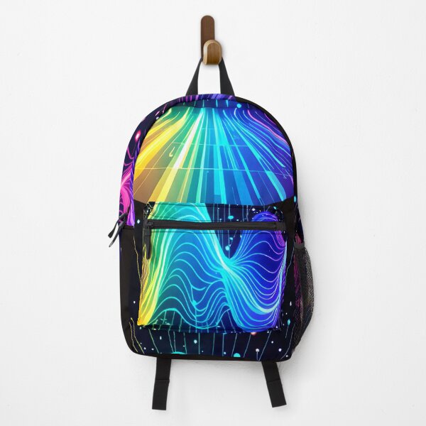 Item preview, soundwaves colorful round abstract designed and sold by SmashingDeals.