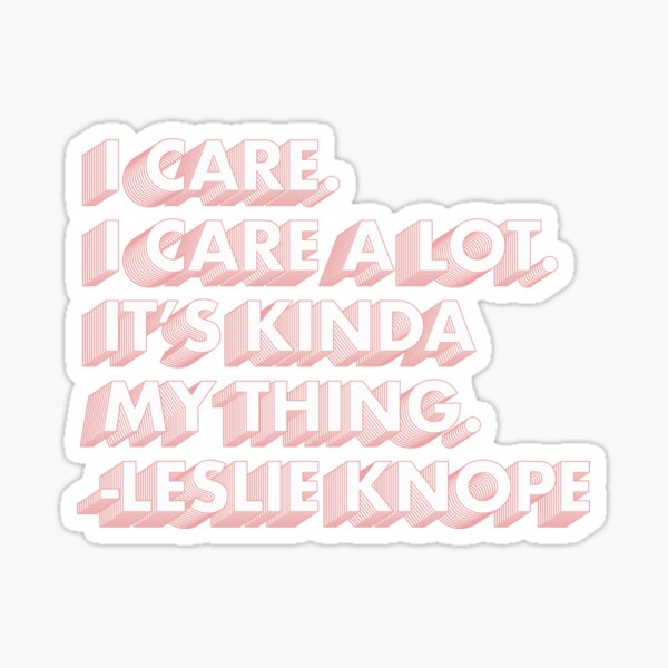 Leslie Knope Sticker