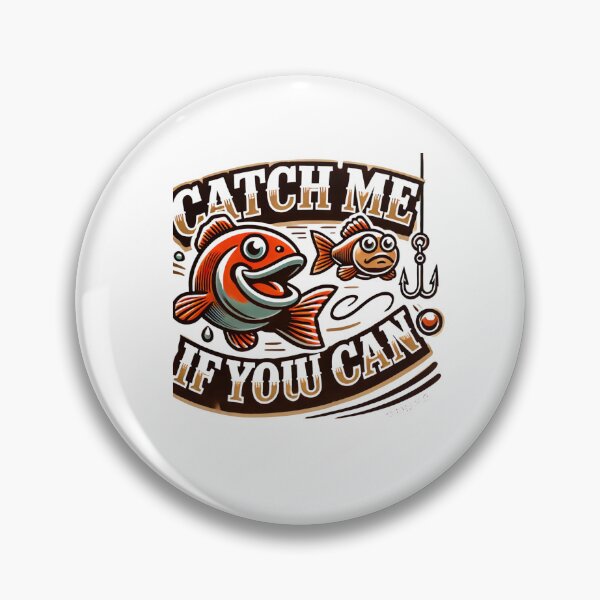 Item preview, Copy of Funny Fishing T-Shirt – Catch Me If You Can  Gift for Fishermen & Dad designed and sold by Mindsafe8.