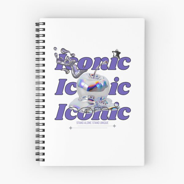Item preview, Iconic Metallic Apple Aesthetic – Futuristic Chrome Typography Design designed and sold by Origin-of-heart.