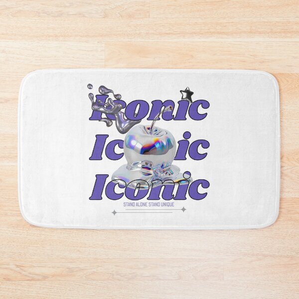Item preview, Iconic Metallic Apple Aesthetic – Futuristic Chrome Typography Design designed and sold by Origin-of-heart.