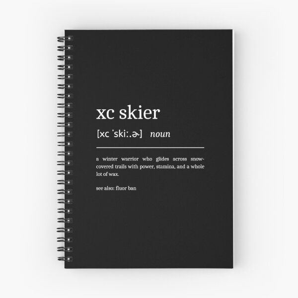 Item preview, XC Skier Definition Funny Nordic Skiing Dictionary designed and sold by StrideSuccess.