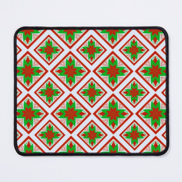 Item preview, Festive Red and Green Star Pattern designed and sold by KornDala88.