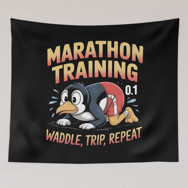 Item preview, Running penguin - love penguins - Enjoy penguin - Free penguin - Funky penguin - Let's penguin - Easy penguin - Penguin wanted - The spirit of penguin - Penguin for all designed and sold by JansenGS.
