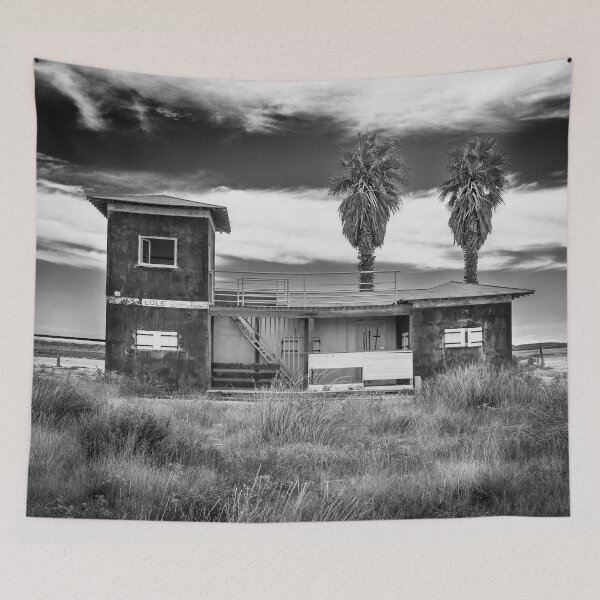 Item preview, Abandoned building Mono designed and sold by Dave Hare Photography.