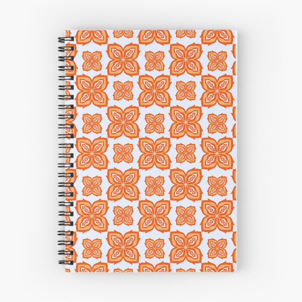 Item preview, Orange Floral Lattice Pattern designed and sold by KornDala88.