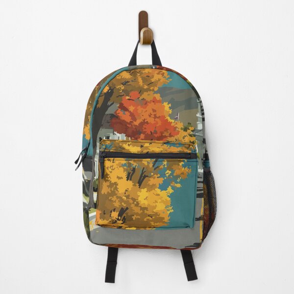 Item preview, Carson City Nevada Travel Poster | Vintage State Capitol & Fall Foliage Art designed and sold by TuncGK.