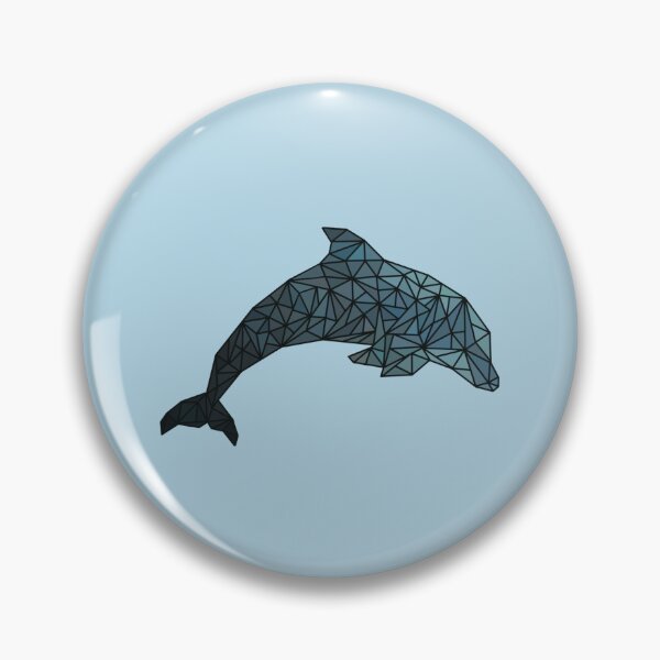 Item preview, Geometric Dolphin  designed and sold by ImogenTangles.