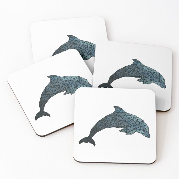 Item preview, Geometric Dolphin  designed and sold by ImogenTangles.