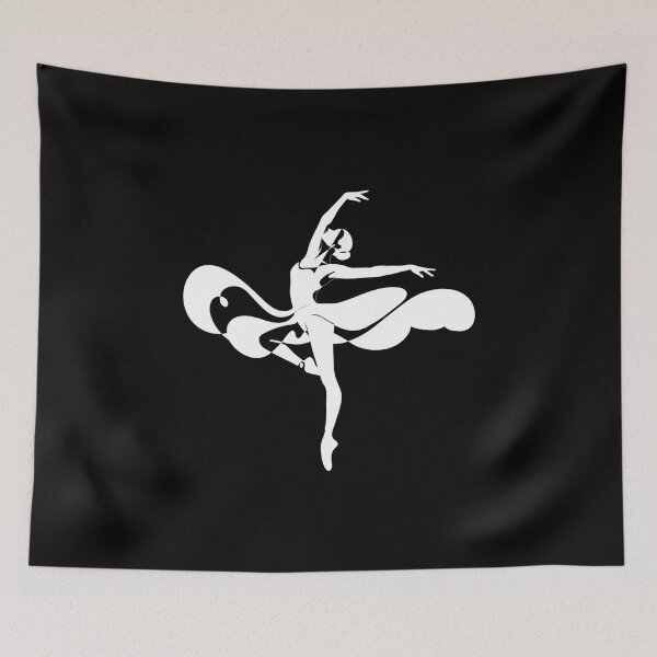 Item preview, White Silhouette - Dancing Ballerina designed and sold by altandesign.