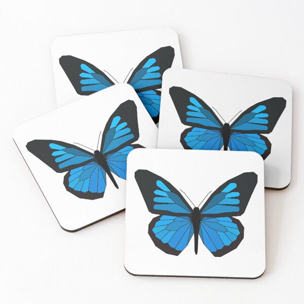 Item preview, Geometric Blue Butterfly  designed and sold by ImogenTangles.