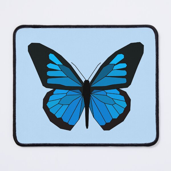 Item preview, Geometric Blue Butterfly  designed and sold by ImogenTangles.