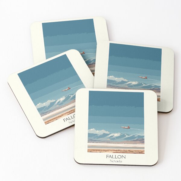 Item preview, Fallon Nevada Travel Poster | Vintage Salt Flats & Naval Air Station Art designed and sold by TuncGK.