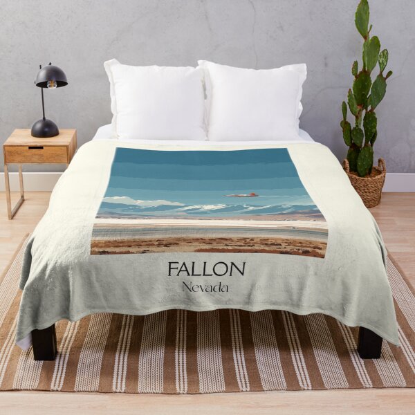 Item preview, Fallon Nevada Travel Poster | Vintage Salt Flats & Naval Air Station Art designed and sold by TuncGK.