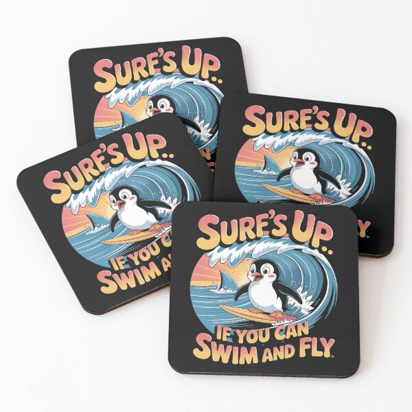Item preview, Surfing penguin - love penguins - Enjoy penguin - Free penguin - Funky penguin - Let's penguin - Easy penguin - Penguin wanted - The spirit of penguin - Penguin for all designed and sold by JansenGS.