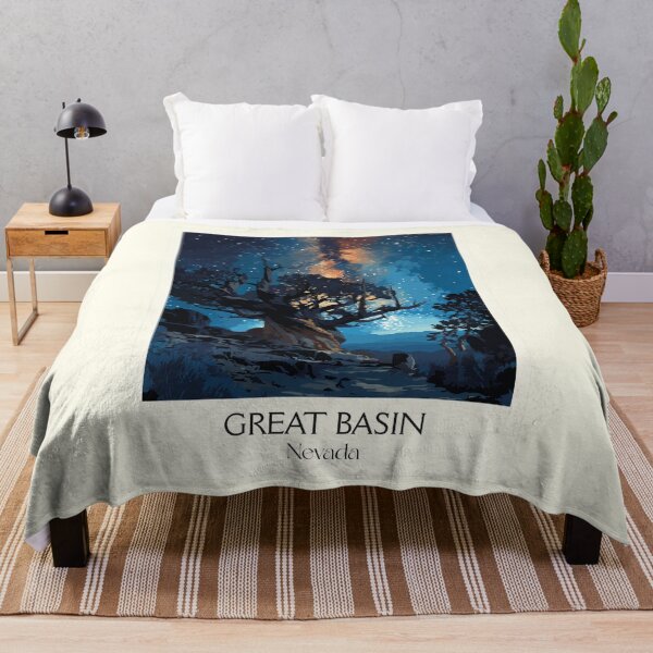Item preview, Great Basin National Park Poster | Vintage Bristlecone Pine & Milky Way Art designed and sold by TuncGK.