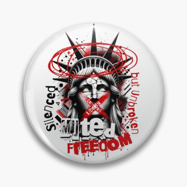 Item preview, Muted Freedom - Silenced But Unbroken Conservative Quote Design designed and sold by KolinBoy.