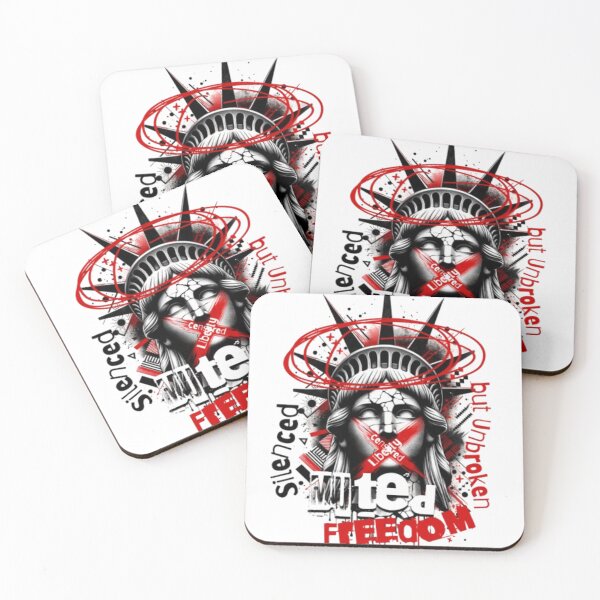Item preview, Muted Freedom - Silenced But Unbroken Conservative Quote Design designed and sold by KolinBoy.