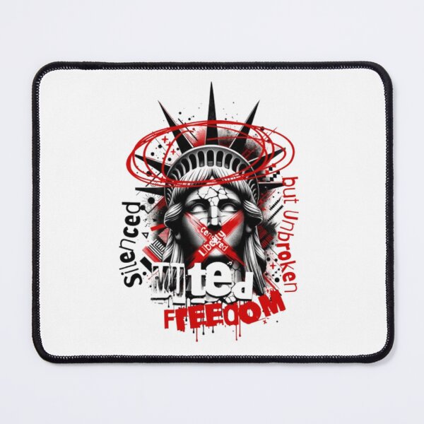 Item preview, Muted Freedom - Silenced But Unbroken Conservative Quote Design designed and sold by KolinBoy.