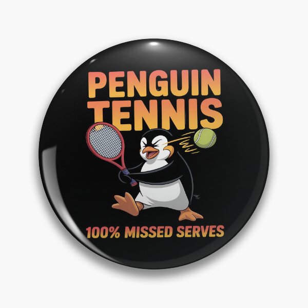 Item preview, Tennis penguin - love penguins - Enjoy penguin - Free penguin - Funky penguin - Let's penguin - Easy penguin - Penguin wanted - The spirit of penguin - Penguin for all designed and sold by JansenGS.