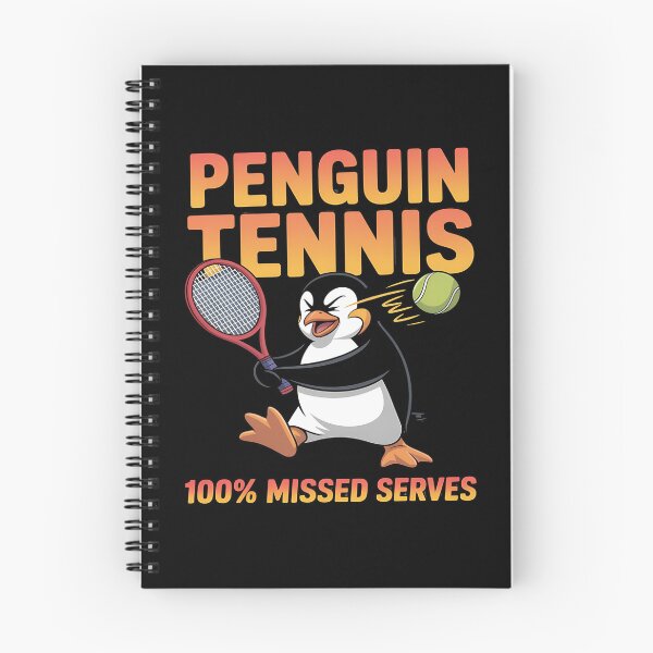 Item preview, Tennis penguin - love penguins - Enjoy penguin - Free penguin - Funky penguin - Let's penguin - Easy penguin - Penguin wanted - The spirit of penguin - Penguin for all designed and sold by JansenGS.