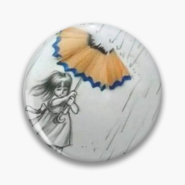 Item preview, „Frau unterwegs im Regen und Wind – Stärke in harten Tagen“ „Woman Walking in Rain and Wind – Strength in Hard Days“  designed and sold by Yaroplanner.
