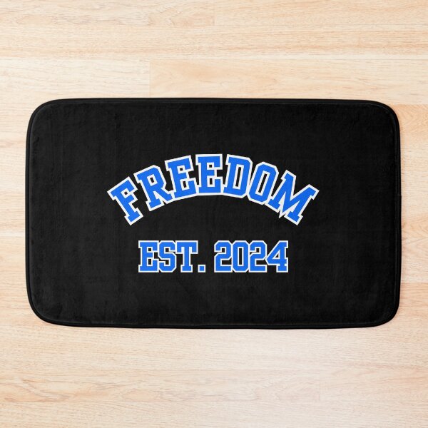 Item preview, FREEDOM EST. 2024, VOTE FREEDOM, FIGHT, FIGHT, BLUE designed and sold by AASparksDesigns.