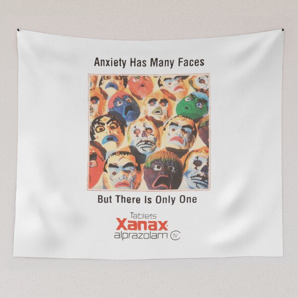 Item preview, Xanax Has Many Faces designed and sold by Lilaonn.