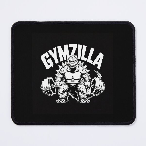 Item preview, GYMZILLA – Bodybuilder Godzilla Weightlifting Illustration by kartick dutta designed and sold by KARTICK DUTTA.