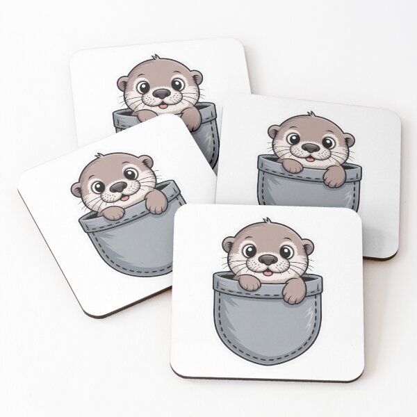 Item preview, Otter in Pocket | T-Shirt designed and sold by NicolasGlowArt.