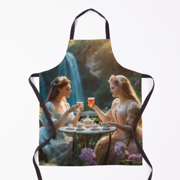 Item preview, Afternoon Tea Garden Scene with Victorian Woman designed and sold by BlareBlare.