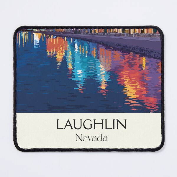 Item preview, Laughlin Nevada Travel Poster | Vintage Colorado River & Casino Wall Art designed and sold by TuncGK.