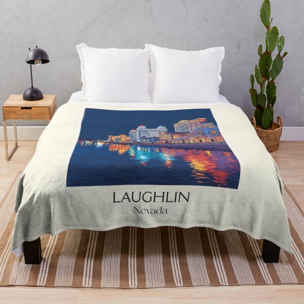Item preview, Laughlin Nevada Travel Poster | Vintage Colorado River & Casino Wall Art designed and sold by TuncGK.