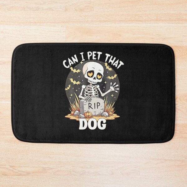 Artikelvorschau, Kann ich dieses Hundeskelett zu Halloween streicheln? entworfen und verkauft von giptrocac.