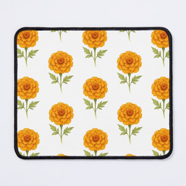 Item preview, Marigold Flower – October Birth Flower designed and sold by BrushAndBreathe.