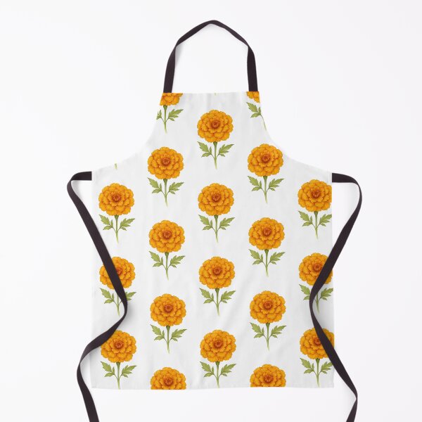 Item preview, Marigold Flower – October Birth Flower designed and sold by BrushAndBreathe.