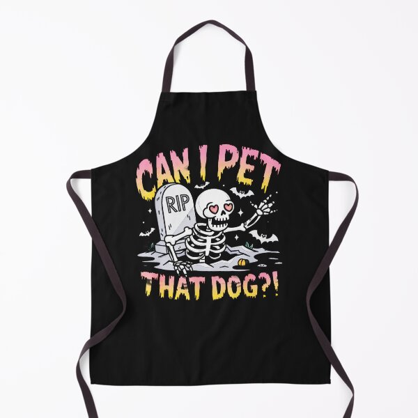 Item preview, Can-I-Pet-That-Dog-Skeleton-Halloween-Funny-Spooky-(1) designed and sold by giptrocac.