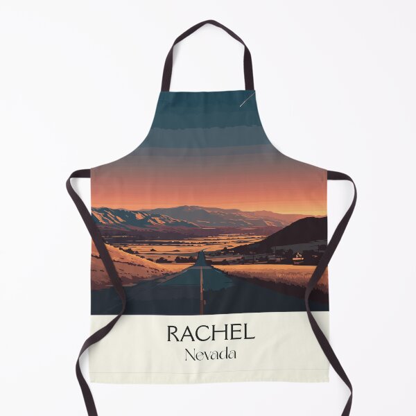 Item preview, Rachel Nevada Travel Poster | Vintage Extraterrestrial Highway & Area 51 Art designed and sold by TuncGK.